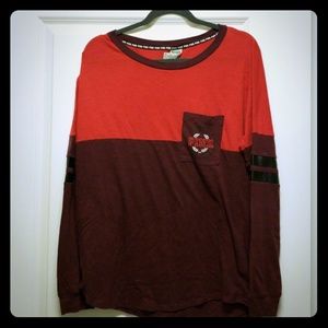 Two toned long sleeved shirt